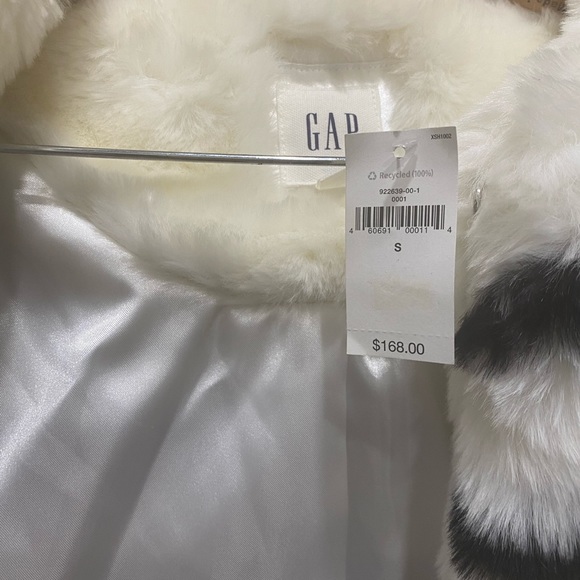 Fur stripe Jacket GAP sz S - Picture 2 of 3